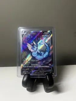 Vaporeon V SWSH181 Black Star Promo Full Art Pokemon TCG Card 2021 Holo Foil - Image 1
