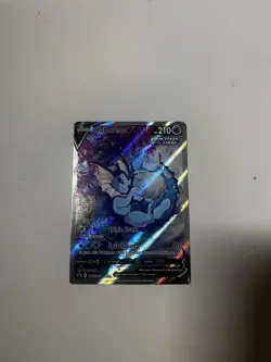 Vaporeon V SWSH181 Black Star Promo Full Art Pokemon TCG Card 2021 Holo Foil - Image 2