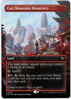 Cori Mountain Monastery (Borderless) - 0393 - Tarkir Dragonstorm - NM/M - Image 1