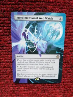 Interdimensional Web Watch MTG Marvel's Spider-Man Hand Painted Full Altered Art - Image 2