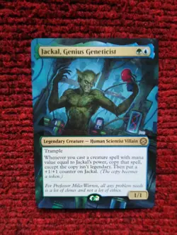 Jackal, Genius Geneticist MTG Marvel's Spider-Man Hand Painted Full Altered Art - Image 2
