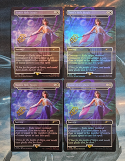 1X Yuna's Holy Magic, Prismatic Ending, Rainbow Foil, NM, Secret Lair - Image 1