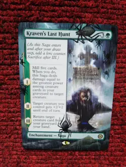Kraven's Last Hunt MTG Marvels Spider-Man Hand Painted Extended Full Altered Art - Image 2