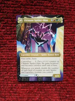 Miles Morales / Ultimate Spider-Man Marvel's Spider-Man Hand Painted Altered Art - Image 3