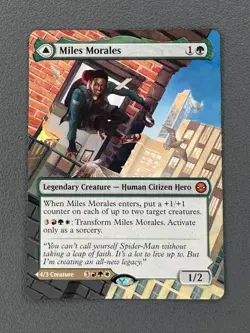 Miles Morales / Ultimate Spider-Man Marvel's Spider-Man Hand Painted Altered Art - Image 4