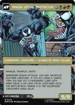 MTG Eddie Brock (0224) (Borderless) (224) | NM Foil | Spider-Man {SPM} - Image 3