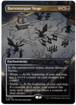 Barrensteppe Siege (Borderless) - 0384 - Tarkir Dragonstorm - NM/M - Image 1