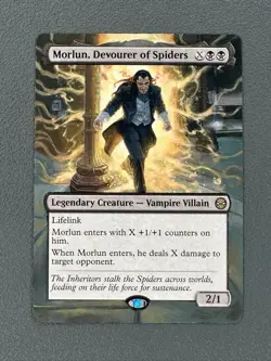 Morlun, Devourer of Spiders MTG Marvels Spider-Man Hand Painted Full Altered Art - Image 1