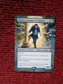 Morlun, Devourer of Spiders MTG Marvels Spider-Man Hand Painted Full Altered Art - Image 2