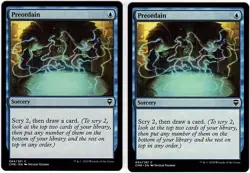 MTG Commander Legends Preordain x 2 (Common) - Image 1