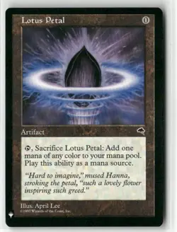 magic the gathering Lotus Petal The List Reprints - Image 1