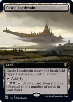 Castle Locthwain - Extended Art Throne of Eldraine Magic mtg NM-Mint English - Image 1