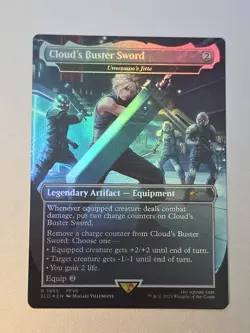 Cloud's Buster Sword - Umezawa's Jitte (Rainbow Foil) Secret Lair Drop Foil - Image 1