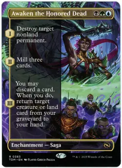 Awaken the Honored Dead (Borderless) - 0383 - Tarkir Dragonstorm - NM/M - Image 1