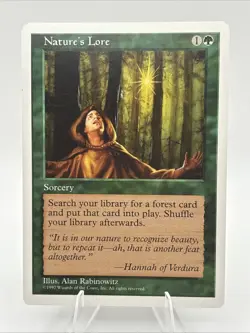 Nature's Lore - 5th Series - 1997 - Sorcery - Magic The Gathering - Image 1