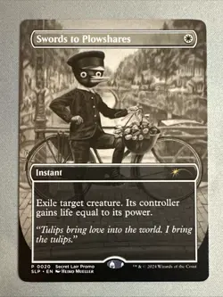 MTG / Swords to Plowshares / SLD / #20 / Regular / Promo / NM - Image 1