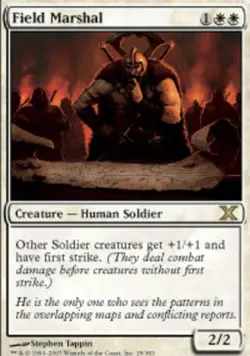 Field Marshal - Foil 10th Edition Magic mtg NM-Mint, English x1 - Image 1