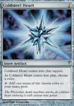 Coldsteel Heart - Foil ColdSnap Magic mtg Moderate Play, English x1 - Image 1