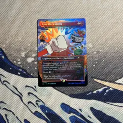 Knuckles's Gloves - The Reaver Cleaver (Rainbow Foil) Secret Lair Drop Foil - Image 1