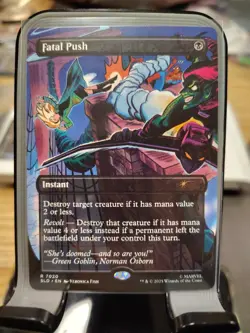 Marvel Mtg Spider-Man Fatal Push Gwen Stacy Died Promo Secret Lair SLD 7020 #121 - Image 1