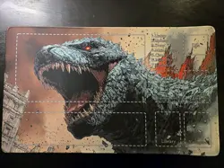 MTG Playmat | King Godzilla Playmat | With ZONES! - Image 1