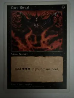 MTG Dark Ritual Fifth Edition Regular Common Magic The Gathering NM - Image 1