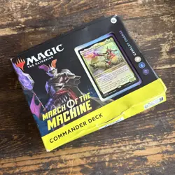 WOTC MtG Commander March of the Machine Commander Deck - Cavalry BOX DAMAGE 195166208381 - Image 1