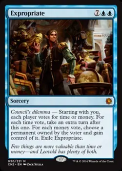 Expropriate Conspiracy 2 Take the Crown Magic mtg Light Play, English x1 - Image 1