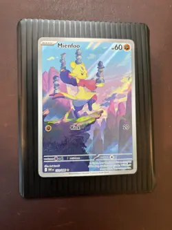 2025 Pokemon Mienfoo Scarlet & Violet White Flare Illustration Rare #133/086 NM - Image 2