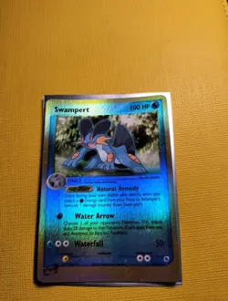 Pokemon TCG Swampert EX Ruby and Sapphire 23/109 Reverse Holo Rare LP/MP - Image 1