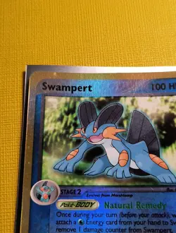 Pokemon TCG Swampert EX Ruby and Sapphire 23/109 Reverse Holo Rare LP/MP - Image 2