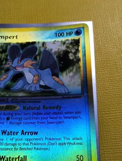 Pokemon TCG Swampert EX Ruby and Sapphire 23/109 Reverse Holo Rare LP/MP - Image 3