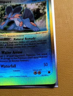 Pokemon TCG Swampert EX Ruby and Sapphire 23/109 Reverse Holo Rare LP/MP - Image 4