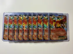 Pokemon TCG LOT OF 10 HO-OH EX Dragon Exalted 119/124 - Full Art Ultra Rare (LP) - Image 1