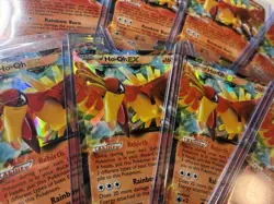 Pokemon TCG LOT OF 10 HO-OH EX Dragon Exalted 119/124 - Full Art Ultra Rare (LP) - Image 2