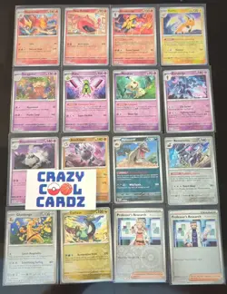 🔮 81 Card Complete Reverse Holo Set Pokemon SV Paldean Fates PAF c/u/r rare 🔮 - Image 2