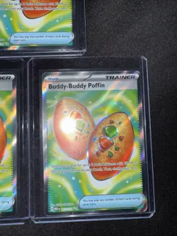 Lot Of 3 Buddy Buddy Poffin 167/132 Pokemon Mega Evolution Full Art Trainer - Image 4