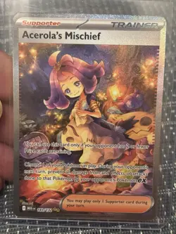 Pokemon Mega Evolution Acerola's Mischief Secret Illustration Rare, #183/132 - Image 1
