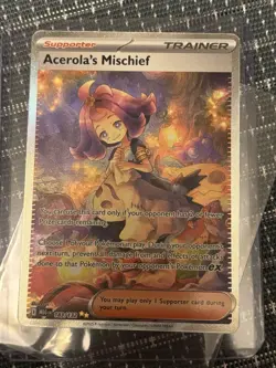 Pokemon Mega Evolution Acerola's Mischief Secret Illustration Rare, #183/132 - Image 3