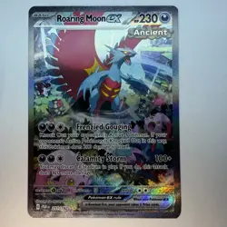 Roaring Moon ex 251/182 SV04: Pokemon TCG Paradox Rift Holo Near Mint NM - Image 1