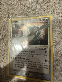 Pokemon TCG Latios Gold Star 106/107 EX Deoxys 2005 Heavily Played Holo - Image 1