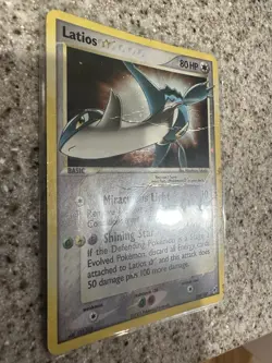 Pokemon TCG Latios Gold Star 106/107 EX Deoxys 2005 Heavily Played Holo - Image 3