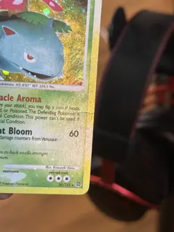 Pokemon D&P Secret Wonders Venusaur Holo #20 MISSING INK LAYER HOLO BLEED ERROR - Image 2