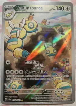 Dundunsparce 2023 Pokemon TCG Paldea Evolved AR 229/193 NM/MT - Image 1