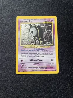 Pokemon TCG - Unown [A] 14/75 Holo Rare - Neo Discovery NM - Image 1
