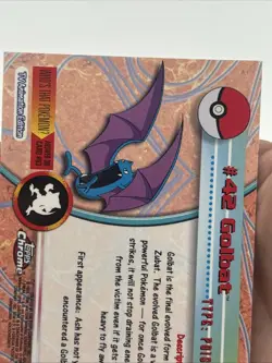 Pokemon 2000 Topps Chrome #42 Golbat - Image 4