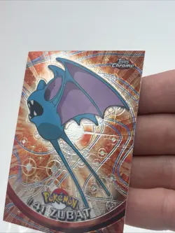 Pokemon Zubat #41 Topps Chrome Base Holo NM - Image 3