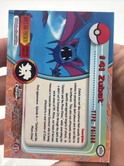 Pokemon Zubat #41 Topps Chrome Base Holo NM - Image 4
