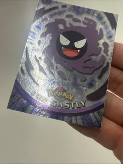 Pokemon 2000 Topps Series 2 Blue Logo Gastly #92 Foil - Image 2