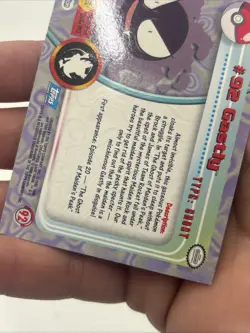 Pokemon 2000 Topps Series 2 Blue Logo Gastly #92 Foil - Image 5